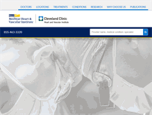 Tablet Screenshot of medstarheartinstitute.org